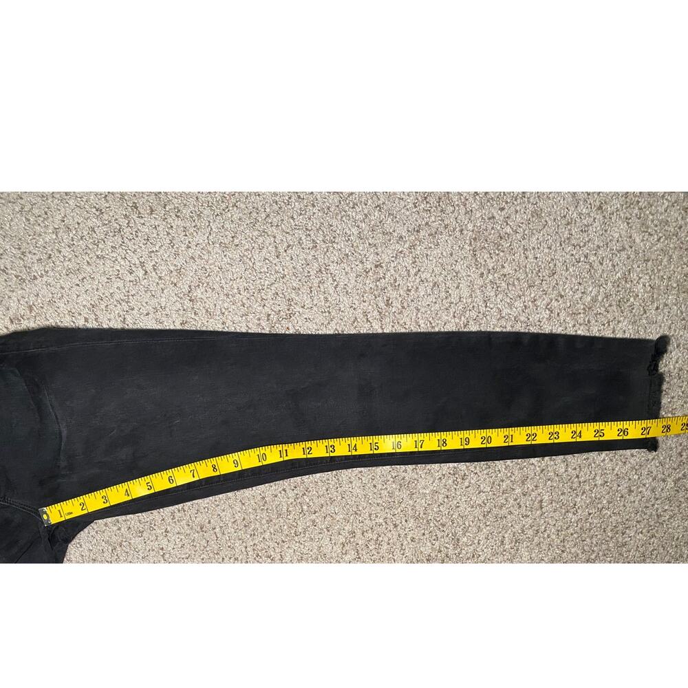 FRAME - Le High Skinny Crop Jeans - Black Size 25 - Picture 8 of 11